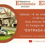 Imagen Sesión Informativa Posgrados – Centro de Estudios Económicos – El Colegio de México