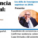 Imagen Conferencia magistral: Dr. Abdellatif MIRAOUI 2018