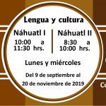 Imagen Curso: Náhuatl I y II 2019-2
