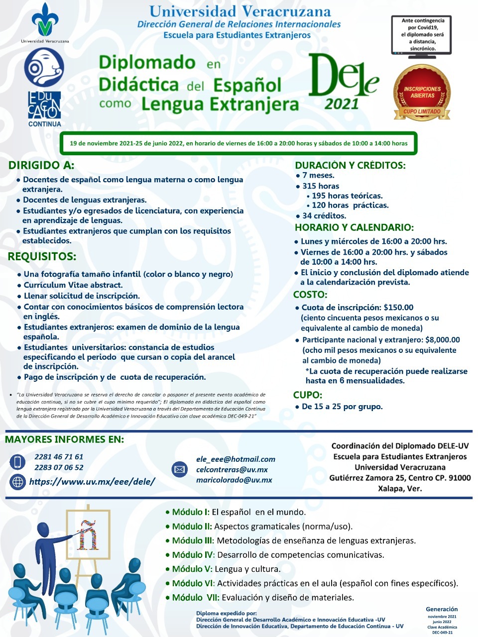 EEE - Diplomado en Didáctica del Español como Lengua Extranjera 2021 segunda
