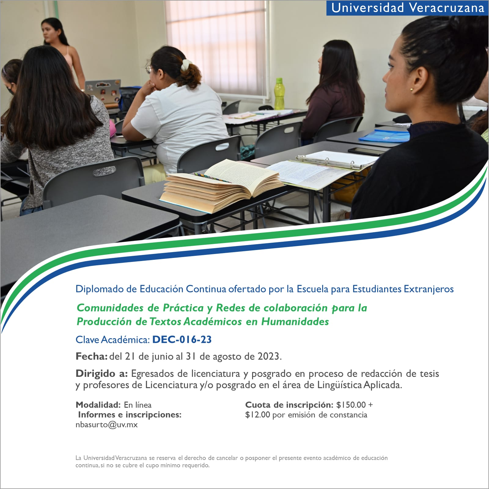 Diplomado: Comunidades de Práctica y Redes de colaboración para la Producción de Textos Académicos en Humanidades