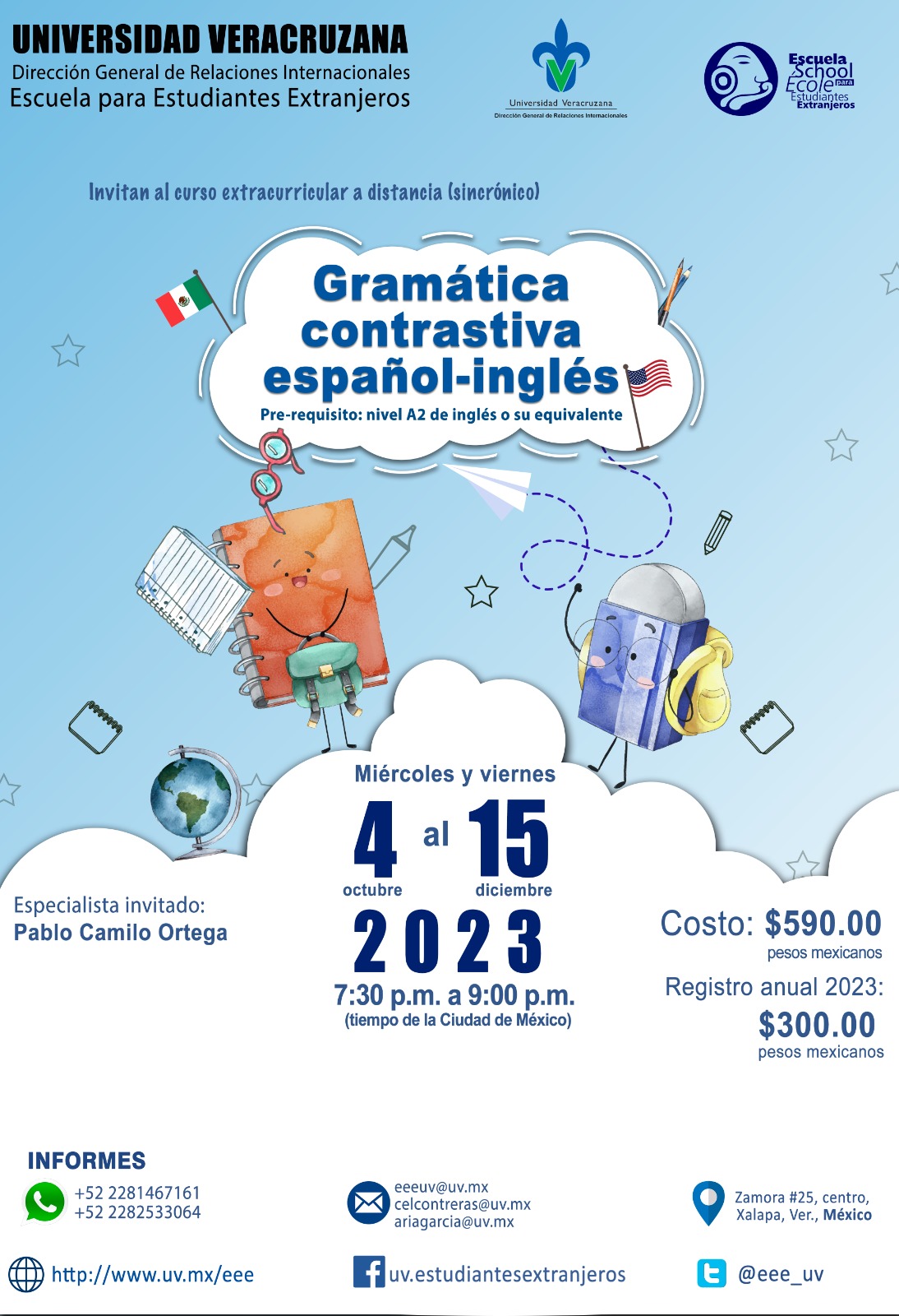 Cartel Curso Gramática 2023-2