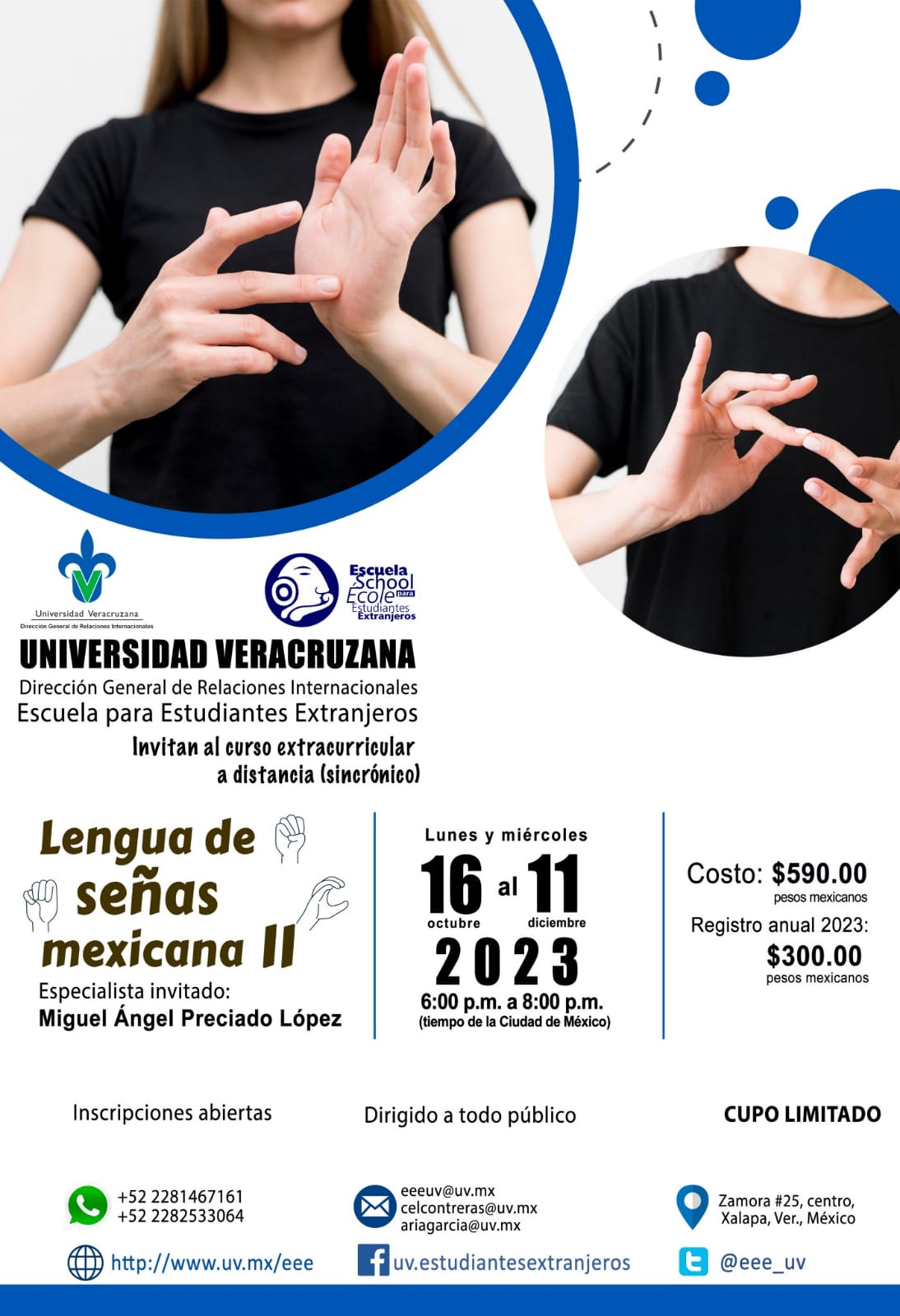 Cartel Lengua de Señas Mexicana 2 - 2023 - 2