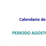 Imagen Calendario de Examenes período Agosto18 – Enero19