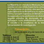 Imagen Maestría en Literatura Mexicana