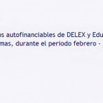 Imagen Tercer aviso de cursos autofinanciables de DELEX y Educación Continua
