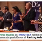 Imagen Felicidades a la Dra. Diana Pérez Staples quien recibió reconocimiento por su destacada posición en el Ranking Webometrics