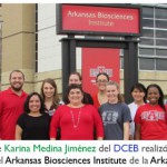 Imagen Estudiante del Posgrado INBIOTECA realizó una estancia de investigación en el Arkansas Biosciences Institute