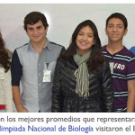 Imagen Alumnos que participarán en la XXV Olimpiada Nacional de Biología visitaron el INBIOTECA