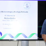 Imagen El Dr. Antonio Andrade Torres director del INBIOTECA presentó su 4o Informe de Labores