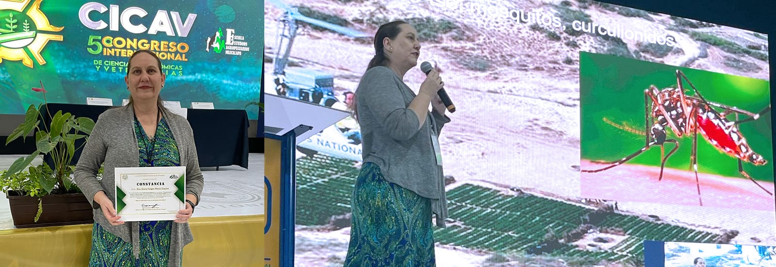 Imagen Académica del INBIOTECA participó con Conferencia Magistral en el V Congreso Internacional de Ciencias Agronómicas y Veterinarias