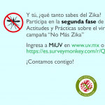 Imagen Aviso: Participa en la campaña #NoMásZika, ingresa al enlace y responde la encuesta