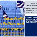 Imagen Curso ProFA: «United States Politics and Government under Trump»