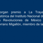 Imagen Otorgan premio a La Trayectoria del Dr. Fernando Serrano Migallón, miembro de la Junta de Gobierno
