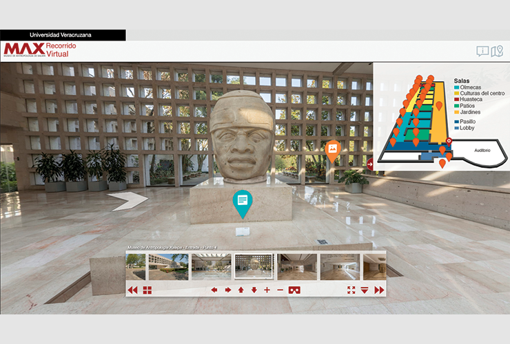 También puedes visitar el Museo de Antropología de Xalapa de forma virtual
