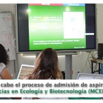 Imagen Se realizó el proceso de admisión a la Maestría en Ciencias en Ecología y Biotecnología