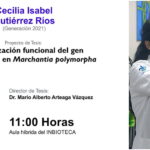 Imagen Invitación al Examen de Grado de Cecilia Isabel Gutiérrez Ríos