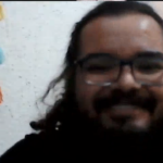 Imagen Disertación virtual, alumno de la cuarta generación de la MECC