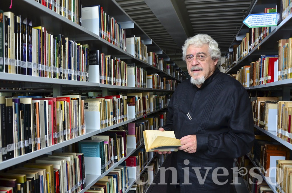 Felipe Garrido, recibió el Premio Nacional de Ciencias y Artes 2015 en el campo de la literatura