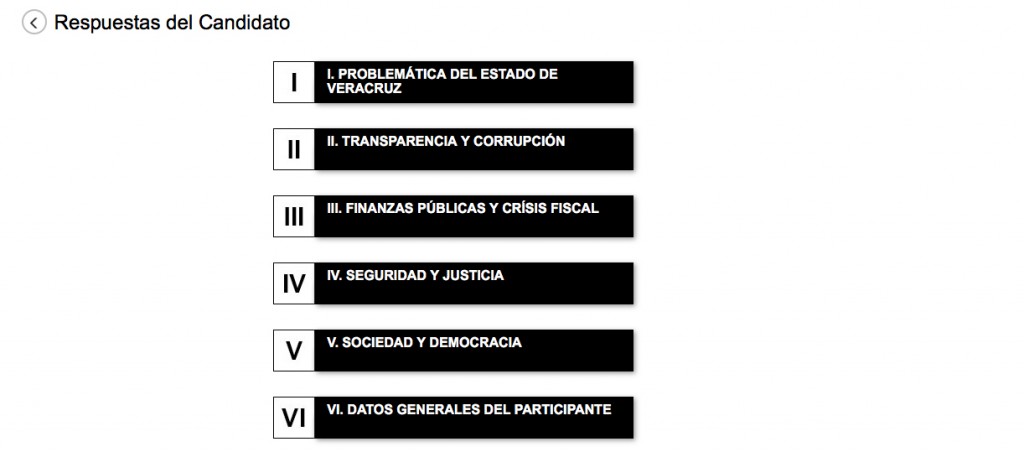 Los candidatos a gobernador participaron en el estudio de opinión de la plataforma Voto Informado Veracruz
