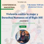 Imagen Conferencia: Violencia contra la mujer y Derechos Humanos en el Siglo XXI