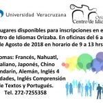 Imagen Lugares disponibles