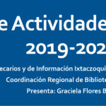 Imagen Informe de Actividades 2019-2020 USBI IXTAC