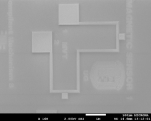 MEMS magnetic field sensor developed by Herrera-May research group.