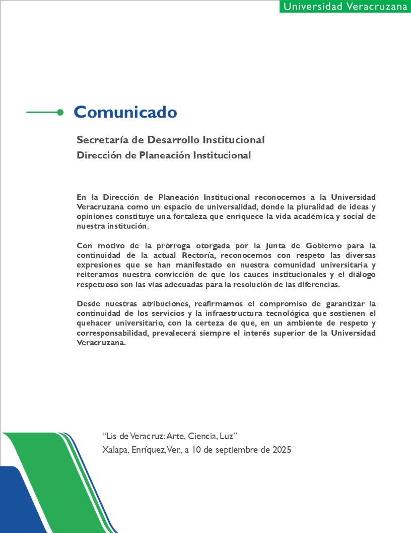 Comunicado UV
