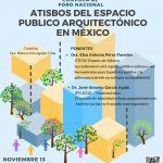 Imagen Foro Nacional “Atisbos del espacio público arquitectónico en México”