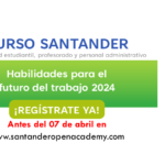 Imagen Curso Santander – Habilidades para el futuro del trabajo 2024