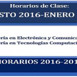 Imagen Horarios de Clase de IEC e ITC del periodo Ago2016-Ene2017