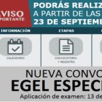 Imagen Convocatoria EGEL Aplicación Especial 2016 (DICIEMBRE 2016)