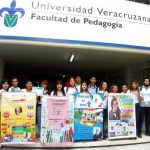 Imagen Estudiantes de la Facultad de Pedagogía que participaron en X Espo Poster