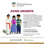 Imagen Aviso Corrección de CLABE en SUBES