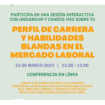 Imagen Conferencia “Perfil de carrera y habilidades blandas en el mercado laboral”,