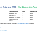 Imagen INTERSEMESTRAL DE VERANO 2022 AFEL