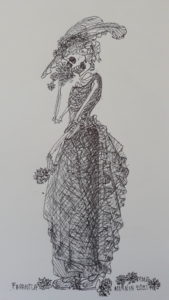 La Catrina "Quedada, Vestida y Alborotada"