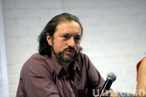 David Olguín dictó conferencia en el Salón Azul de la Unidad de Humanidades.