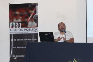 Ángel Martínez Armengol expuso “El análisis de contenido como instrumento de medición social”.
