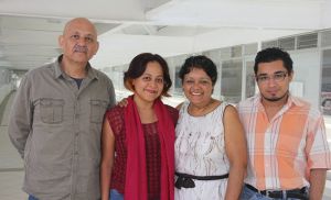 Juan Carlos Ortega, Janeth Tello, Luz del Carmen Rivas y Adrián Ruiz.