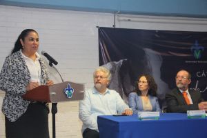 La rectora Sara Ladrón de Guevara encabezó la inauguración de la Cátedra “Gonzalo Aguirre Beltrán”.