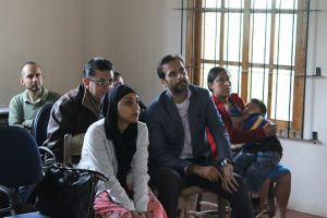 Maryam Mohiuddin Ahmed y Saad Idrees vivieron de cerca la vinculación con la sociedad.