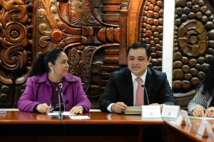 Sara Ladrón de Guevara y Américo Zúñiga Martínez.