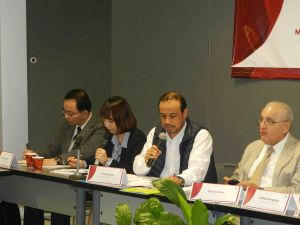 Frank Ramírez presentó la propuesta de movilidad.