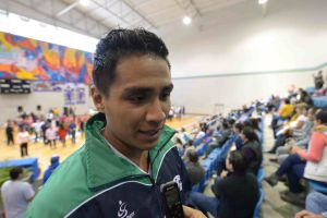  Bryan Said Herrera, instructor de gimnasia rítmico musical.