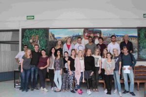 Estudiantes y académicos de la Universidad HAN de Holanda. 