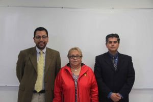 Milagros Cano, Carlos Hernández y Juan Manuel Ortiz.