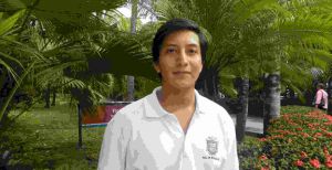 Rafael Tapia Rodríguez, estudiante de la Facultad de Bioanálisis de la UV en Veracruz.