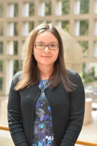 Blanca Alicia Anzueto Ladrón de Guevara, egresada de la Licenciatura en Educación Musical.